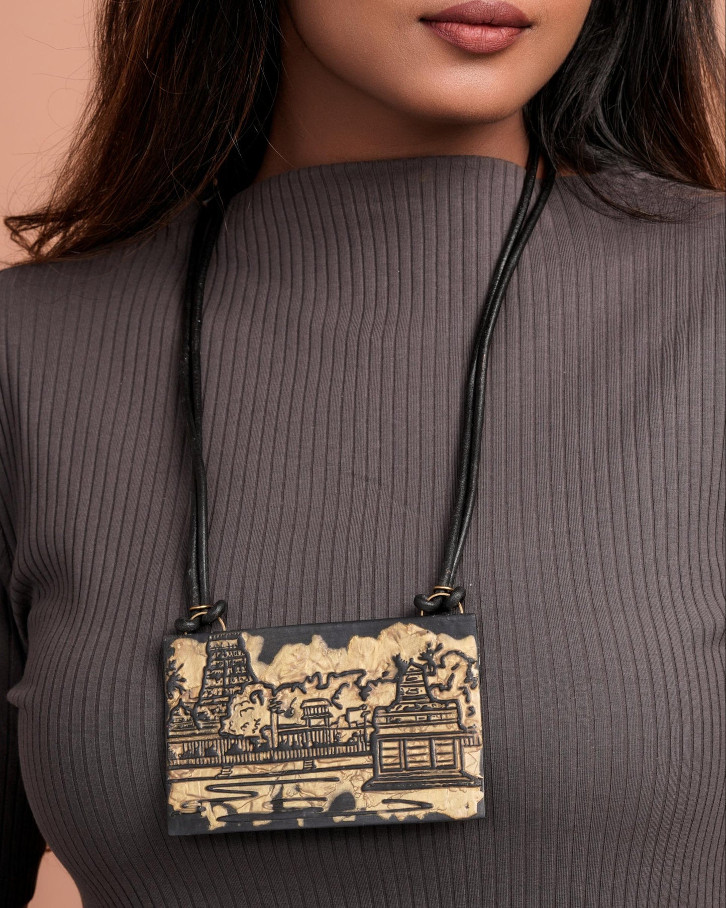 Mylapore “Kapaleeshwarar”Temple 2 in 1 reversible necklace