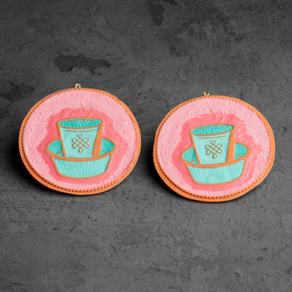 Dabara filter coffee earrings (BIG)