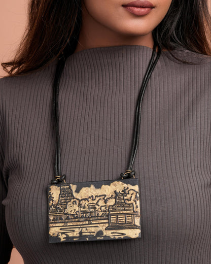 Mylapore “Kapaleeshwarar”Temple 2 in 1 reversible necklace
