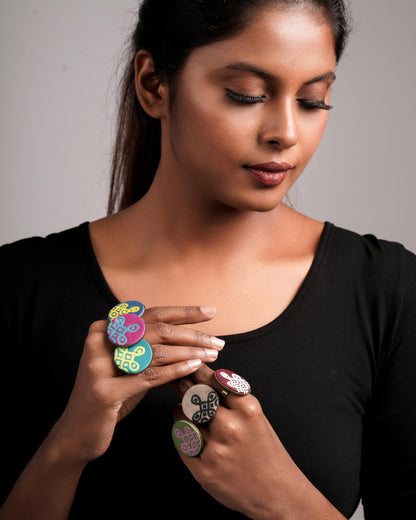 MADHIVADHANI "kolam"Rings