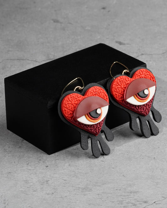 "Heart of ENVY"Earrings