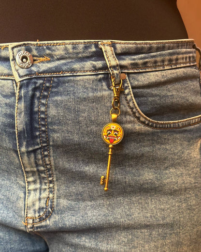 Drishti Bommai Belt Loop Charm (Yellow)