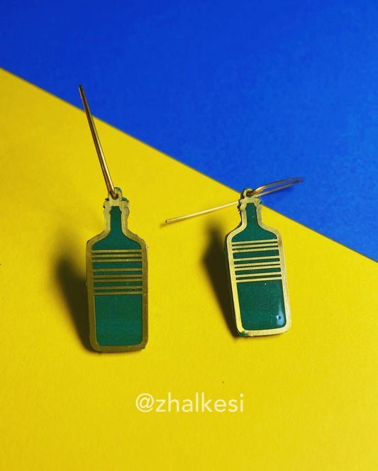 BOTTLE dangler earrings